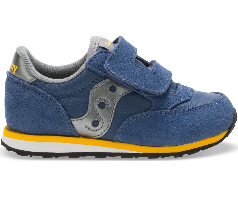 Saucony Baby Jazz Hook & Loop Kids\' Sneakers Blue / Grey | Canada 708YXFU